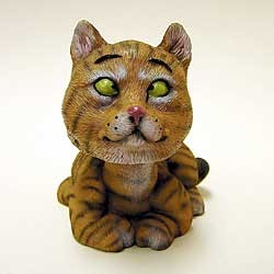 Tabby Cat Bobble Head