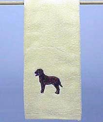 Chocolate Lab Hand Towel