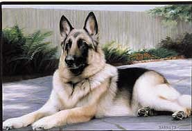 German Shepherd Floormat