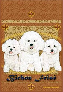Bichon Frise Garden Flag