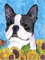 Boston Terrier Garden Flag
