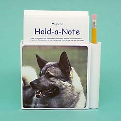 Norwegian Elkhound Hold-a-Note