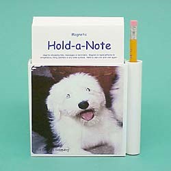 Old English Sheepdog Hold-a-Note