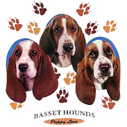 Basset Hound T-Shirt - Puppies and Paws