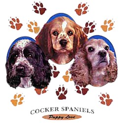 Cocker Spaniel T-Shirt - Puppies and Paws