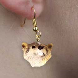 Badger Earrings
