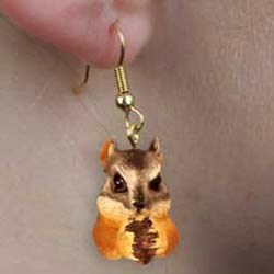 Chipmunk Earrings