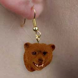 Grizzly Bear Earrings