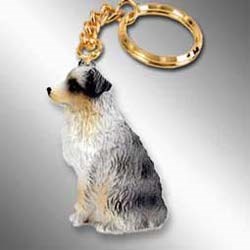 Australian Shepherd Keychain