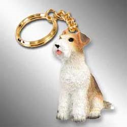 Wire Fox Terrier Keychain