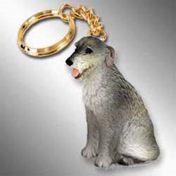 Irish Wolfhound Keychain