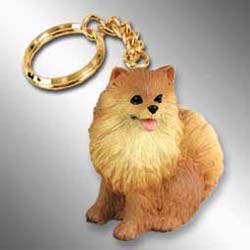 Pomeranian Keychain