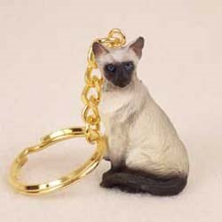Siamese Cat Keychain