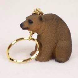 Brown Bear Keychain