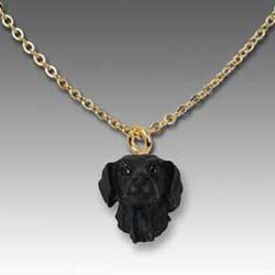 Flat Coated Retriever Necklace
