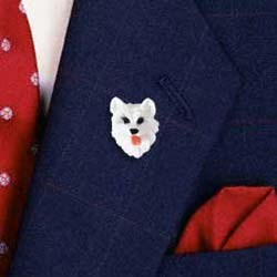 American Eskimo Dog Pin