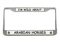 Arabian Horse License Plate Frame