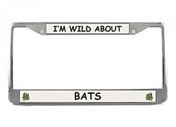 Bat License Plate Frame