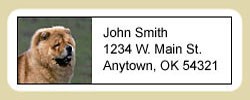 Chow Chow Address Labels