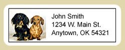 Dachshund Address Labels