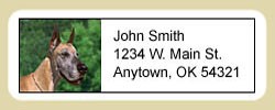 Great Dane Address Labels