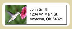 Hummingbird Address Labels