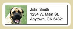 Mastiff Address Labels