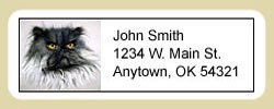 Persian Cat Address Labels