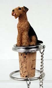 Airedale Terrier Bottle Stopper