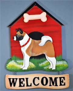 Akita Welcome Sign