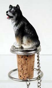 Alaskan Malamute Bottle Stopper