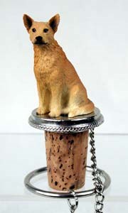 Australian Cattle Dog Bottle Stopper (Red)