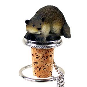 Beaver Bottle Stopper