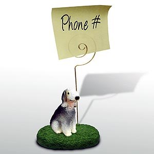 Bedlington Terrier Note Holder