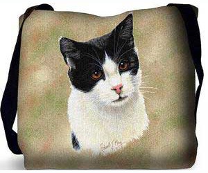 Black and White Cat Tote Bag