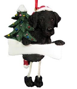 Black Lab Ornament