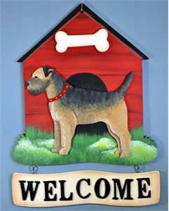 Border Terrier Welcome Sign