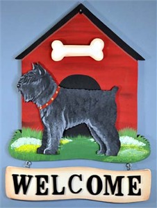 Bouvier Des Flandres Welcome Sign