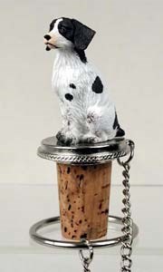 Brittany Bottle Stopper (Liver & White)