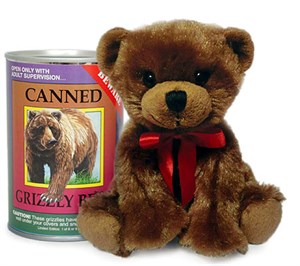 Grizzly Bear Canned Critter