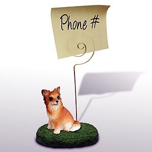 Chihuahua Note Holder (Long Haired)