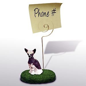 Chinese Crested Note Holder