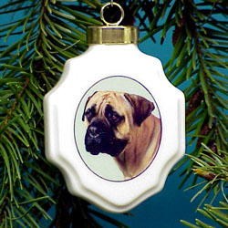 Bullmastiff Christmas Ornaments