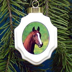 Brown Horse Ornament