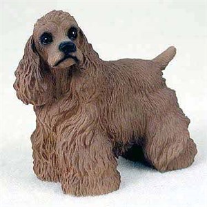 Cocker Spaniel Figurine Brown