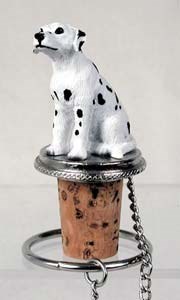 Dalmatian Bottle Stopper