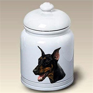 Doberman Pinscher Treat Jar