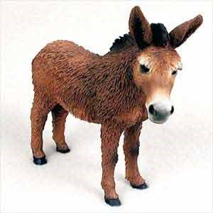 Donkey Figurine Red