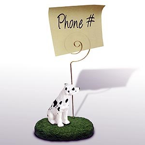 Great Dane Note Holder (Harlequin Uncropped)