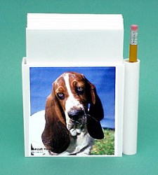 Basset Hound Hold-a-Note